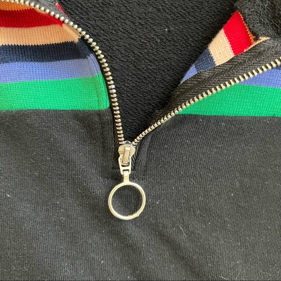 Tilly’s Color Striped Cropped Sweater - Picture 2 of 5